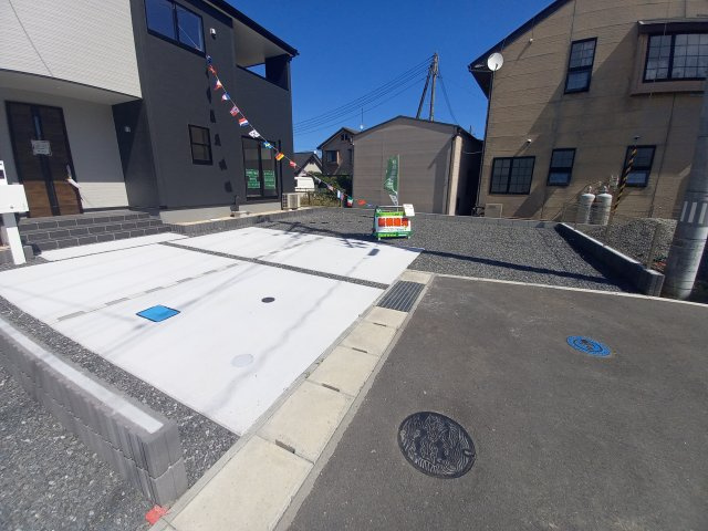 ■完成！内覧可能！12/15価格変更！■　いわき市小名浜燈籠原 　5号棟の駐車場|カースペースがあります
