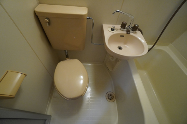 GM-BLDGのトイレ|落ち着いた色調のトイレです