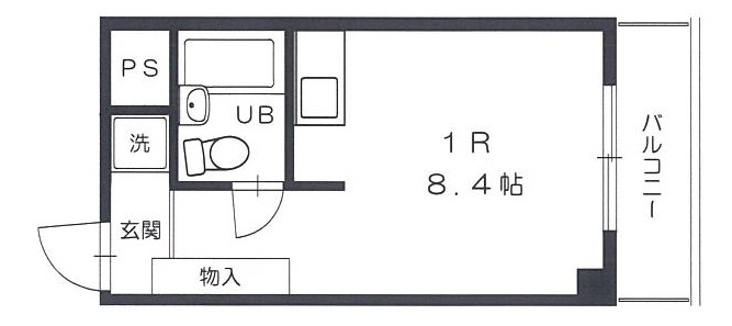 小松コーポ御幸の間取り|小松コーポ御幸　306号　