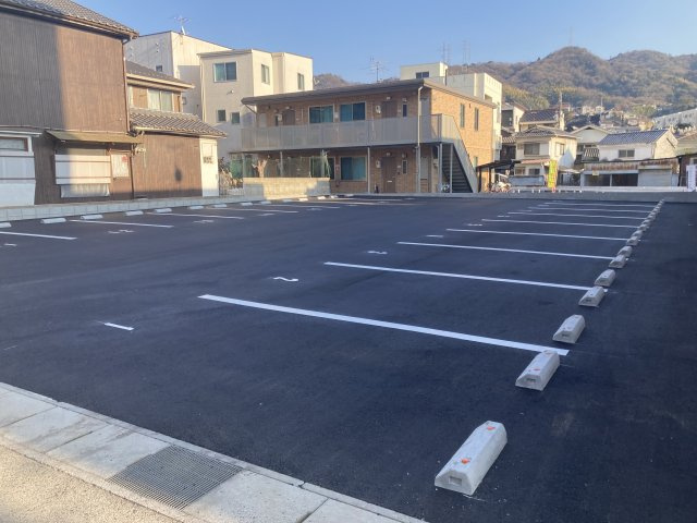 朝日町駐車場の外観|外はこのようになっています