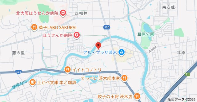 ブリーヴィアコートの地図