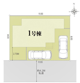 【区画図】 | 所沢下安松第2期　全1棟　1号棟 | 所沢下安松第2期　全1棟　1号棟