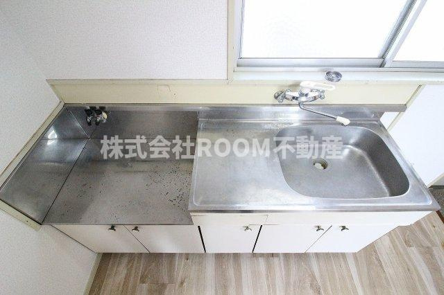 コーポ広原のキッチン|きれいなキッチンです