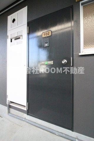 コーポ広原の玄関|きれいな玄関です