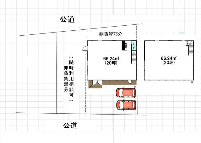 赤松町貸店舗・事務所の間取り