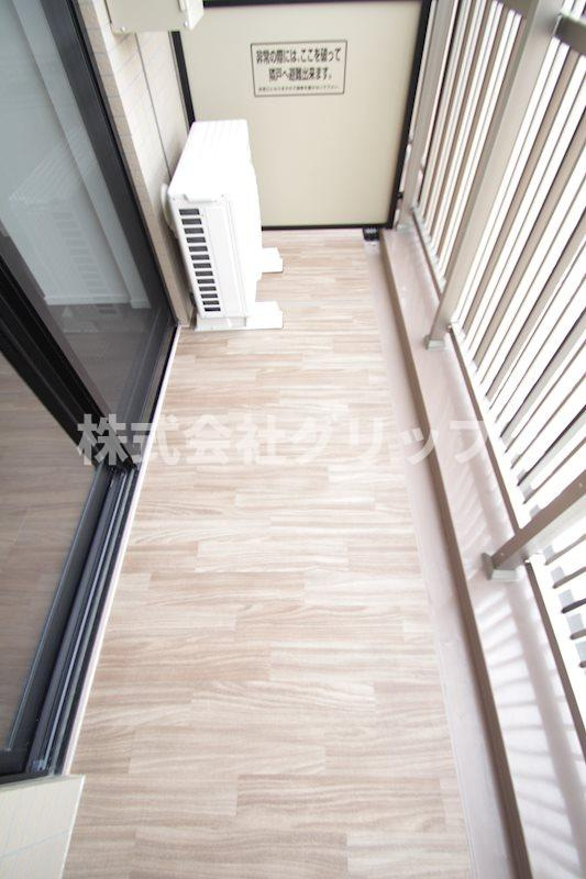 スパシエ東神奈川のバルコニー