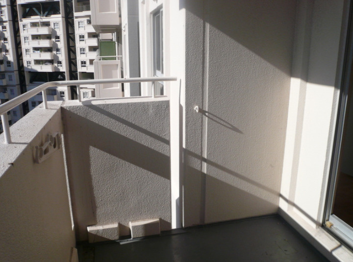 芦屋浜高層（高浜）2号棟のバルコニー