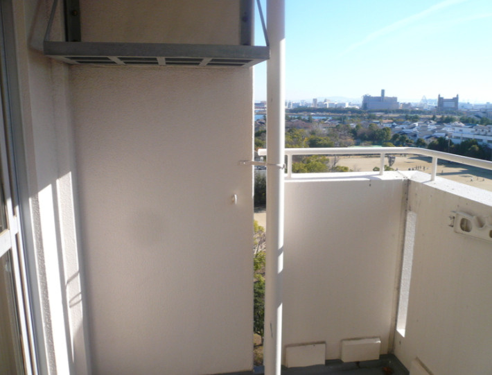 芦屋浜高層（高浜）2号棟のバルコニー