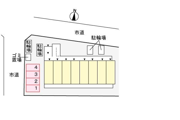 柏葉館の駐車場