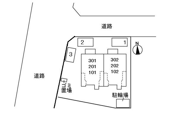 春風の駐車場