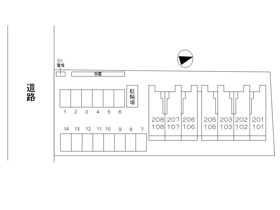 クラールＫの区画図