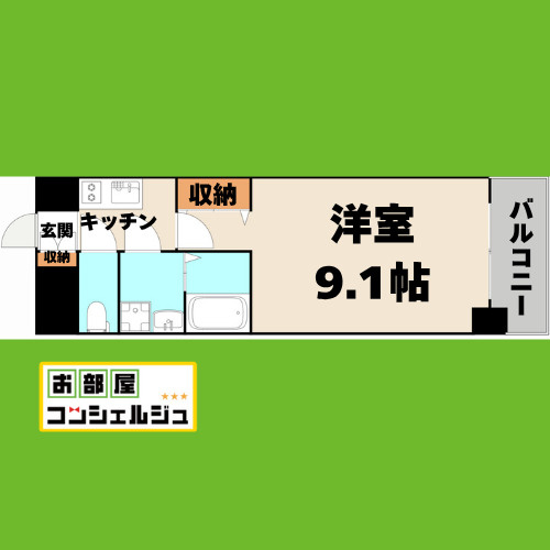 プレサンス錦通THE葵の間取り