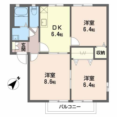 【間取り】 | イーストⅡ