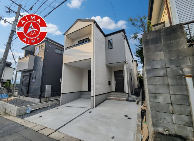 大野城市中1丁目第3-3棟（3号棟）の外観|デザイン性のある外観です。