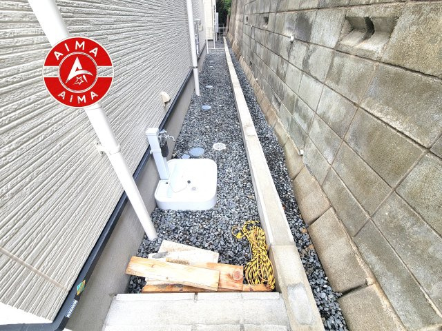 大野城市中1丁目第3-3棟（3号棟）の庭|お庭で自由な時間を過ごせます。
