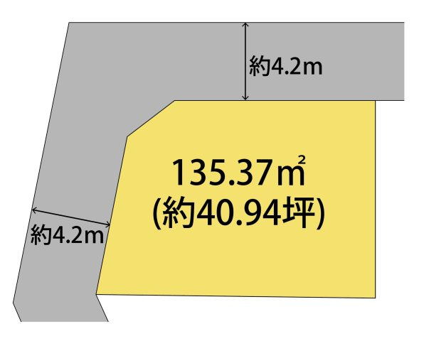 和歌山市木ノ本・土地・127685の区画図