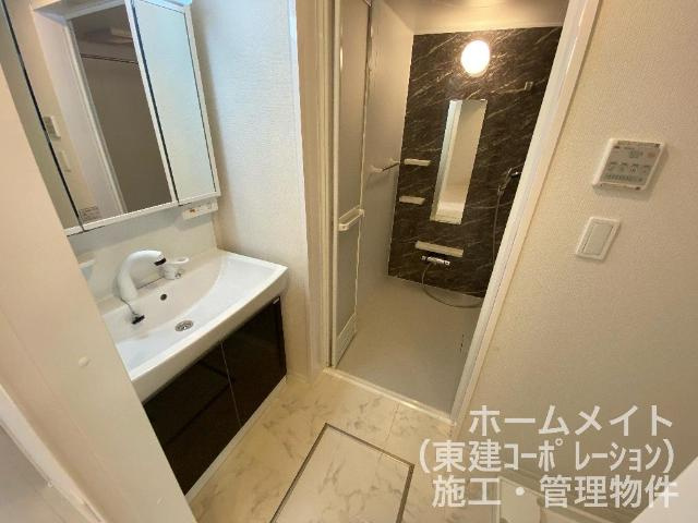 仮）御殿場市御殿場アパート　令和8年2月完工予定の洗面所|洗面（イメージ）