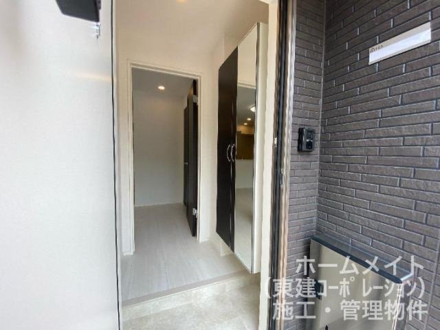 仮）御殿場市御殿場アパート　令和8年2月完工予定の玄関