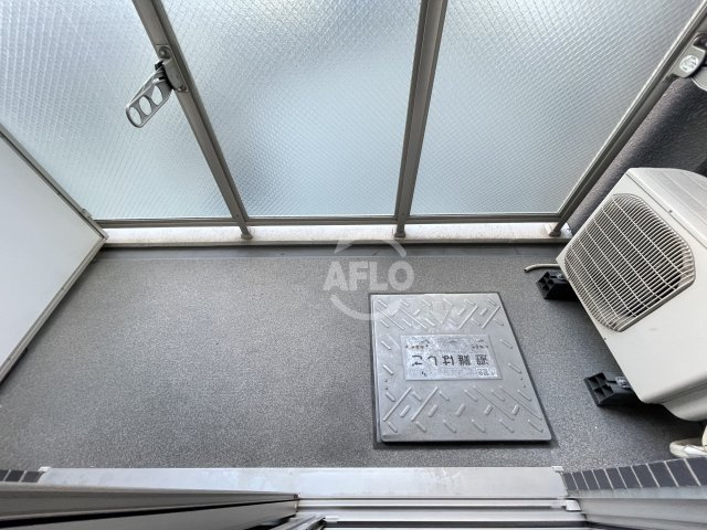 QCフラット北堀江のバルコニー|QCフラット北堀江　バルコニー