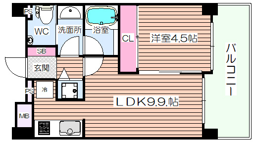 【間取り】 | ダイナシティ梅田