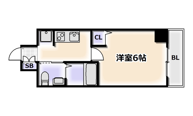 【間取り】 | グランパシフィック聖天坂