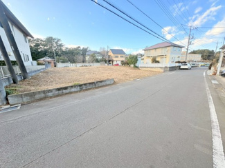 【前面道路含む現地写真】 | 川越市笠幡　建築条件なし売地　JR川越線『笠幡駅』徒歩18分　【霞ヶ関小学区】