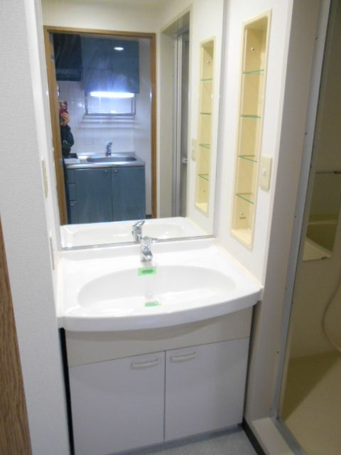 メゾン・ド・ヴィレ千葉中央の独立洗面台