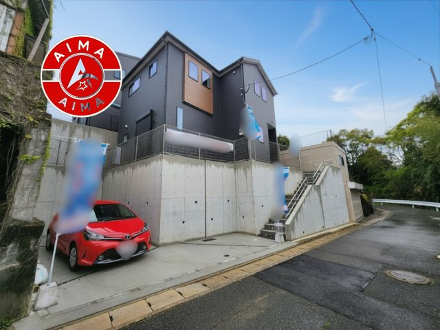 福岡市東区香住ヶ丘4丁目第4-1棟（1号棟）の前面道路含む現地写真|見学の時間などお気軽にお問い合わせ下さい。