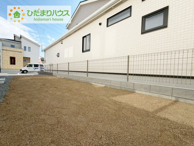 郡山市芳賀三丁目　新築戸建　7号棟の庭|お庭付物件になります！お庭遊びや、プールなどお子様も大喜び(^^)