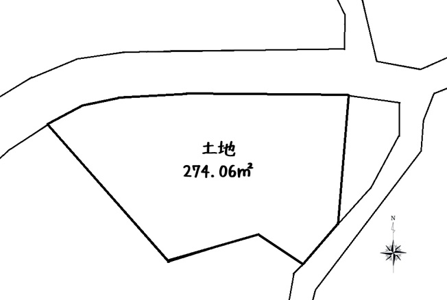 【土地図】 | 富士市南松野　土地