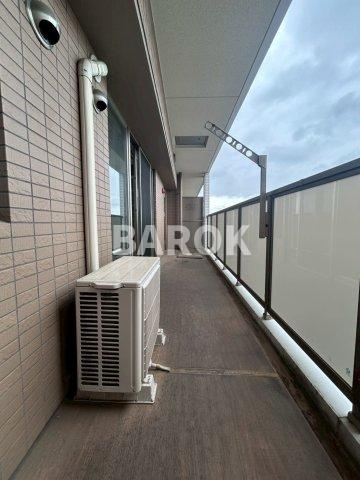 ルミエール箱崎駅前のバルコニー