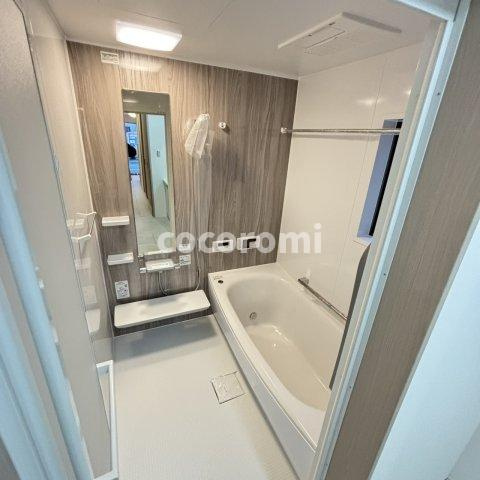 下植野小字宮本　新築戸建ての浴室