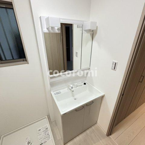 下植野小字宮本　新築戸建ての洗面所