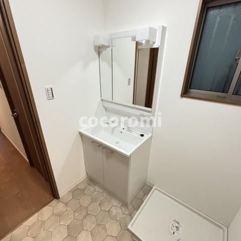 下植野小字宮本　新築戸建ての洗面所