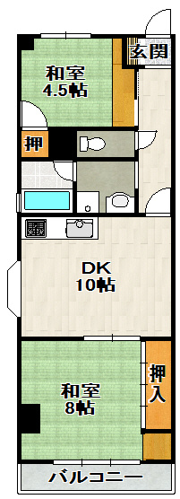 松本ビルの間取り