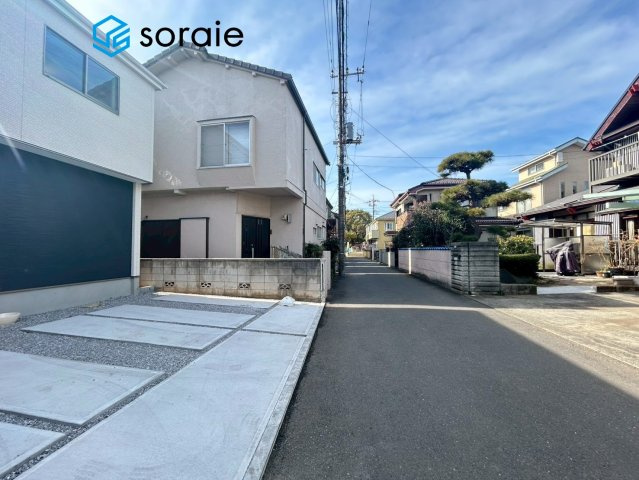 所沢市けやき台4期全2棟　新築戸建　グラファーレの前面道路含む現地写真|2/5　撮影