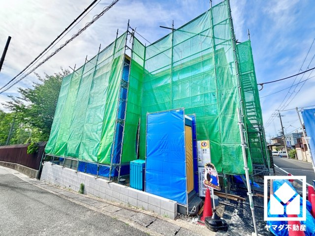 伏見区醍醐岸ノ上町　１号棟の前面道路含む現地写真|5月6日　現地写真更新