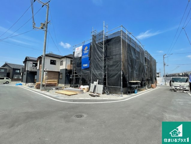 ★16(土)17(日)現地見学可能！★大津市雄琴　全14邸の外観|現在建築中！落ち着いた街並みで新生活を始めることが出来そう！周辺の物件も併せてご紹介させて頂きます！