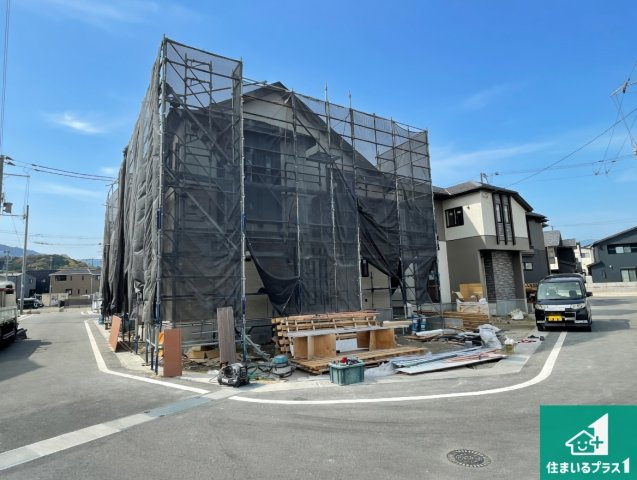 ★16(土)17(日)現地見学可能！★大津市雄琴　全14邸の外観|現在の進捗状況です！順調に作業進行中、完成が待ち遠しいです！詳細の間取り等、お気軽にお問い合わせください！