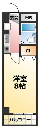 フロイデ里中の間取り
