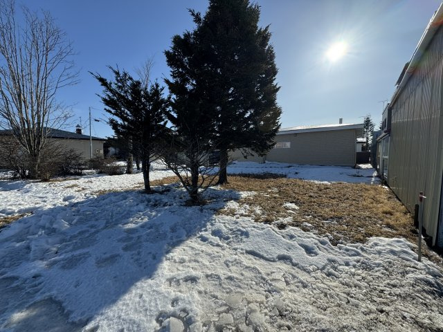 【中鶴野に平屋登場！】家事動線に優れたパントリー付の快適なリノベ住宅の庭|四季の移ろいを感じる広い庭。家庭菜園や趣味も愉しめる開放感。