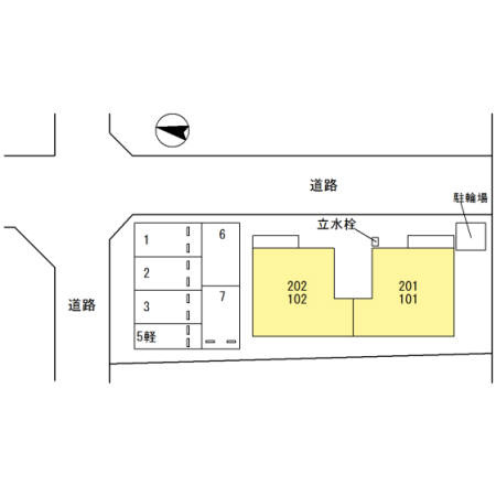 フローラの区画図