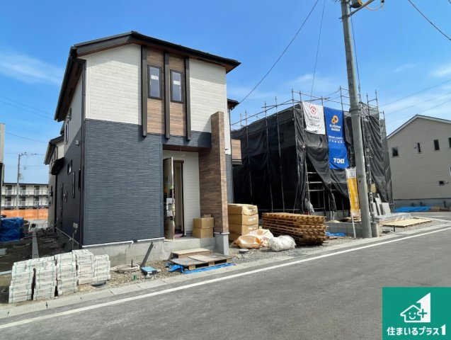 大津市雄琴　第2期　新築一戸建ての外観|現在建築中！落ち着いた街並みで新生活を始めることが出来そう！周辺の物件も併せてご紹介させて頂きます！