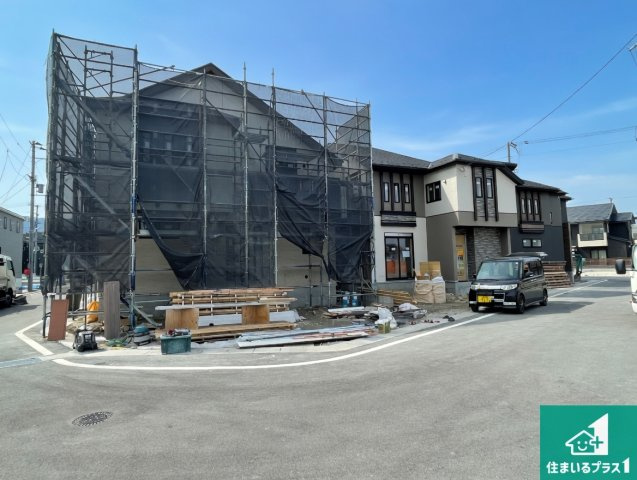 大津市雄琴　第2期　新築一戸建ての外観|現在建築中！落ち着いた街並みで新生活を始めることが出来そう！周辺の物件も併せてご紹介させて頂きます！