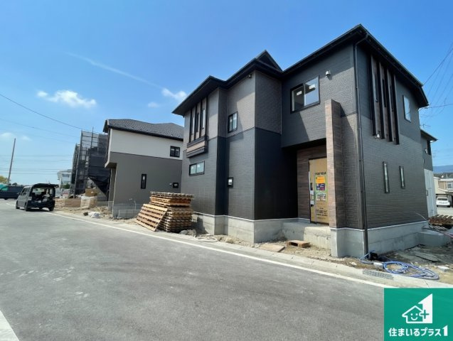 大津市雄琴　第2期　新築一戸建ての外観|現在の進捗状況です！順調に作業進行中、完成が待ち遠しいです！詳細の間取り等、お気軽にお問い合わせください！