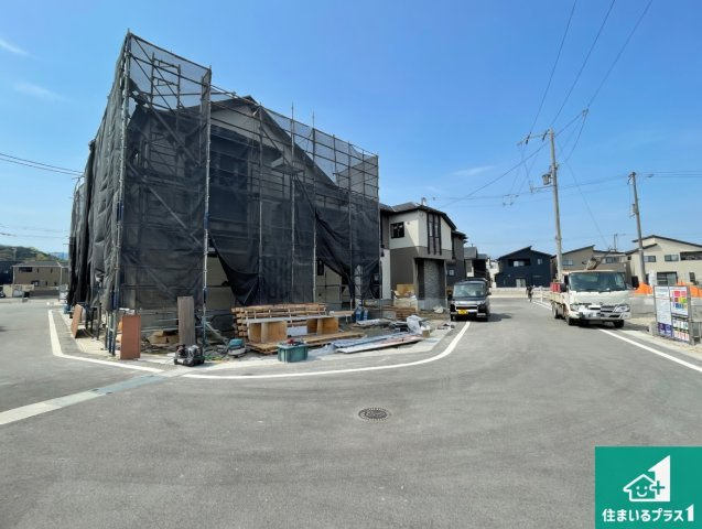 大津市雄琴　第2期　新築一戸建ての外観|現在の進捗状況です！順調に作業進行中、完成が待ち遠しいです！詳細の間取り等、お気軽にお問い合わせください！
