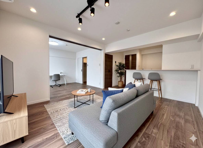 【居間・リビング】 | ライオンズマンション室見ガーデン | 施工例