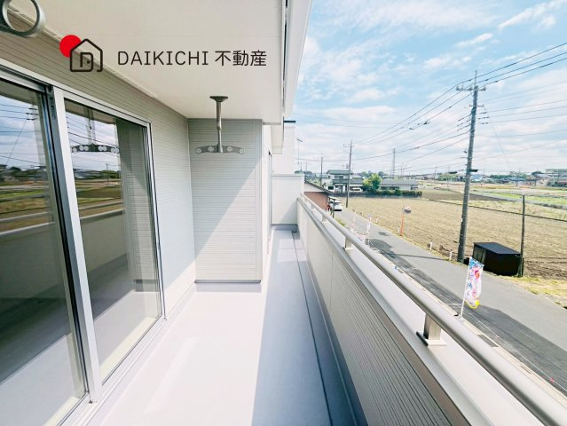 【バルコニー】 | Livele Garden.S　鴻巣市登戸第2 新築戸建　全3棟　2号棟