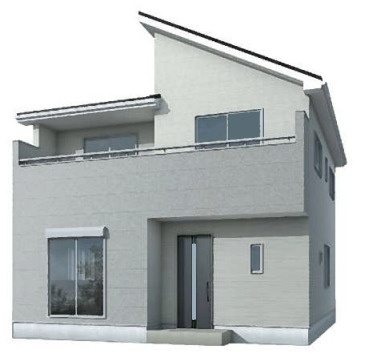 【外観パース】 | Livele Garden.S　鴻巣市登戸第2 新築戸建　全3棟　2号棟 | 2号等