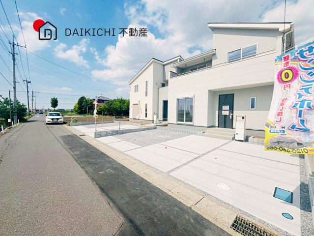 【前面道路含む現地写真】 | Livele Garden.S　鴻巣市登戸第2 新築戸建　全3棟　2号棟